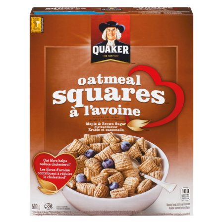 Quaker Oatmeal Squares 500g